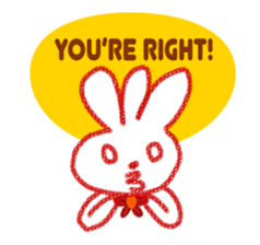 The 3-ear-flowered Bun 2 sticker #14900438