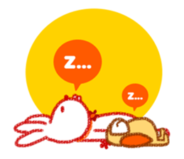 The 3-ear-flowered Bun 2 sticker #14900458