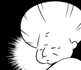 Japanese cute grandma sticker #14900978