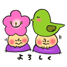 Mr. mushroom in spring The HOKEKYO ver sticker #14901290