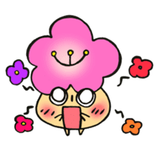 Mr. mushroom in spring The HOKEKYO ver sticker #14901294