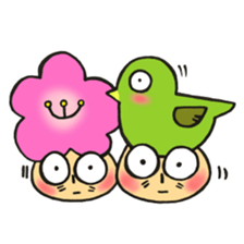 Mr. mushroom in spring The HOKEKYO ver sticker #14901295