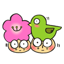 Mr. mushroom in spring The HOKEKYO ver sticker #14901295