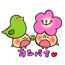 Mr. mushroom in spring The HOKEKYO ver sticker #14901299