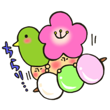 Mr. mushroom in spring The HOKEKYO ver sticker #14901303