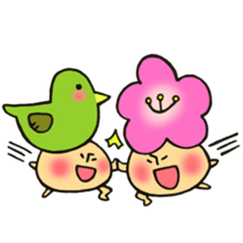 Mr. mushroom in spring The HOKEKYO ver sticker #14901304