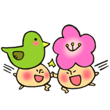 Mr. mushroom in spring The HOKEKYO ver sticker #14901304