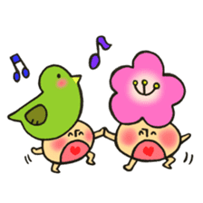 Mr. mushroom in spring The HOKEKYO ver sticker #14901309