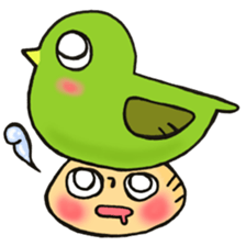 Mr. mushroom in spring The HOKEKYO ver sticker #14901321