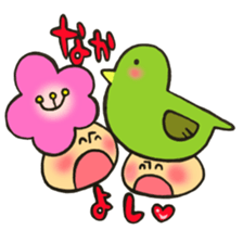 Mr. mushroom in spring The HOKEKYO ver sticker #14901325