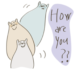 Friendly bears (English Ver) sticker #14901327