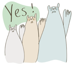 Friendly bears (English Ver) sticker #14901328
