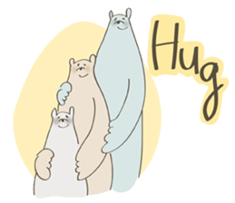 Friendly bears (English Ver) sticker #14901337