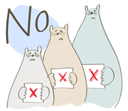 Friendly bears (English Ver) sticker #14901338