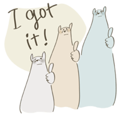 Friendly bears (English Ver) sticker #14901355