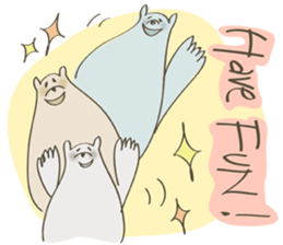 Friendly bears (English Ver) sticker #14901358