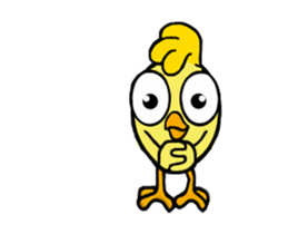 LAFFY Little chicken sticker #14901373