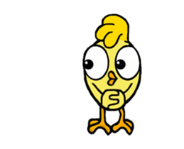 LAFFY Little chicken sticker #14901376