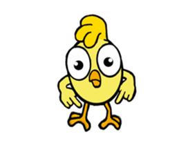 LAFFY Little chicken sticker #14901380