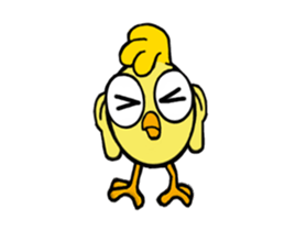 LAFFY Little chicken sticker #14901381