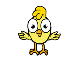 LAFFY Little chicken sticker #14901389