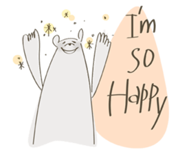 Daily life of bear and I (English ver) sticker #14901623