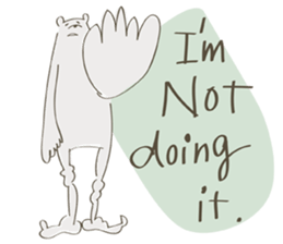 Daily life of bear and I (English ver) sticker #14901627