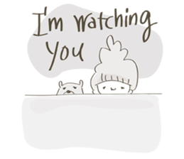 Daily life of bear and I (English ver) sticker #14901628