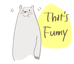 Daily life of bear and I (English ver) sticker #14901629