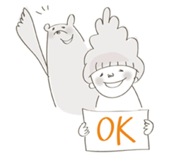 Daily life of bear and I (English ver) sticker #14901630