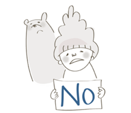 Daily life of bear and I (English ver) sticker #14901631
