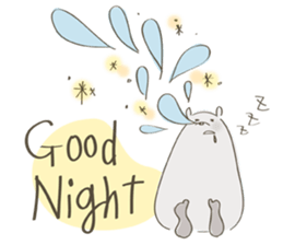 Daily life of bear and I (English ver) sticker #14901633