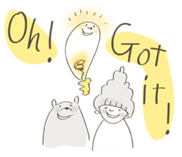 Daily life of bear and I (English ver) sticker #14901634