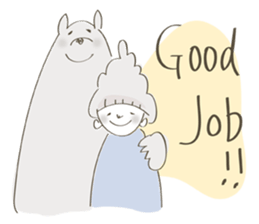 Daily life of bear and I (English ver) sticker #14901655