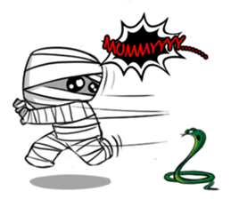 Funny Mummy sticker #14901746