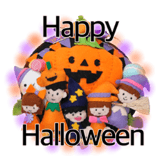 Handmade felt fairy-tale family sticker #14902306