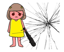 Oniyome Sticker3-Angry wife of stickers- sticker #14902426