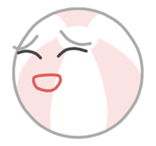 BEACH BALL face (animation) sticker #14903560