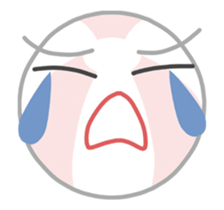 BEACH BALL face (animation) sticker #14903565