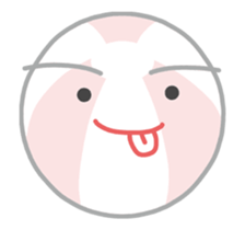 BEACH BALL face (animation) sticker #14903570