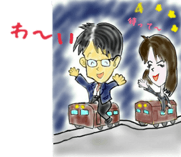 Good Luck! Office worker Mr.Megane3 sticker #14903735