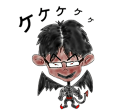 Good Luck! Office worker Mr.Megane3 sticker #14903764