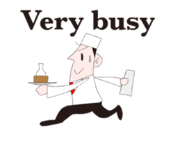 A moving Japanese chef sticker #14903841