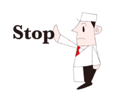 A moving Japanese chef sticker #14903848