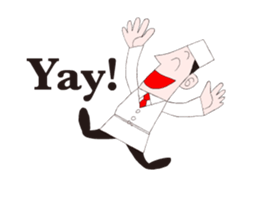 A moving Japanese chef sticker #14903854