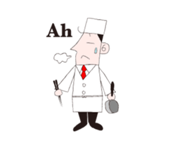 A moving Japanese chef sticker #14903855