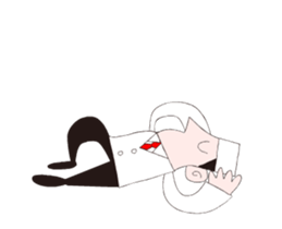 A moving Japanese chef sticker #14903857