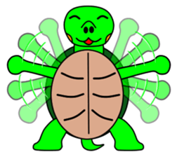 JIN-JIN Turtle Life 3 sticker #14903969