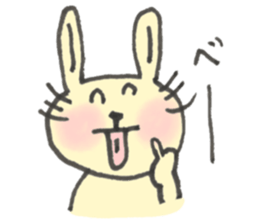 rabbit yeah! sticker #14904062