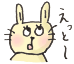 rabbit yeah! sticker #14904070